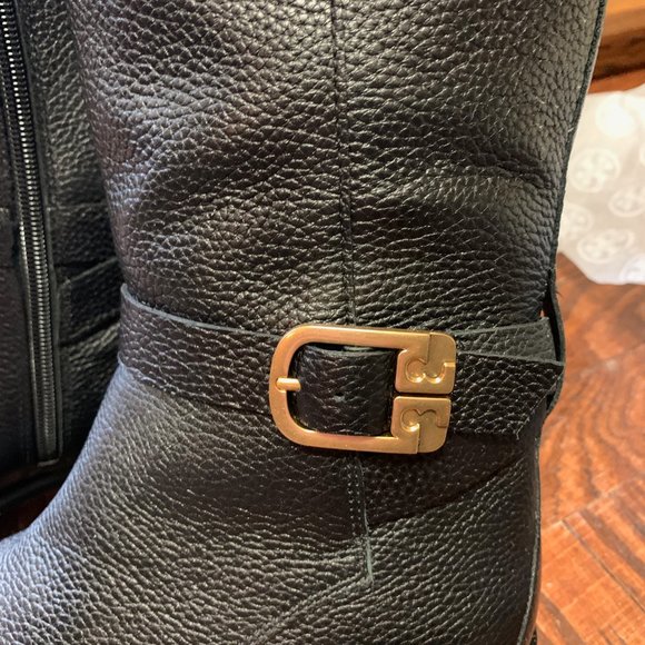 TORY BURCH Brooke Knee Boot (Perfect Black), Size 7 - Picture 9 of 10